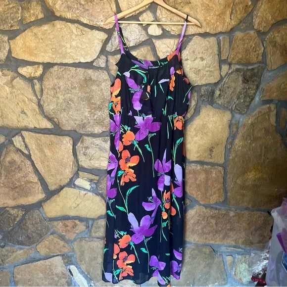 Lane Bryant Purple Maxi Sundress with Spaghetti Straps - Picture 3 of 16